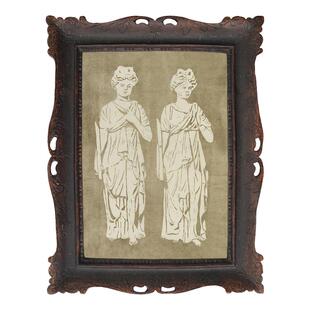 Peeji 小众艺术装饰画手工挂画雕花画框中古风侘寂风摆台礼品