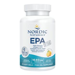 nordic naturals高浓缩EPA成人健身OmegaDHA提纯深海鱼油胶囊60粒
