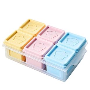 乐扣乐扣硅胶冰格婴儿辅食肉泥分装盒大冰块模具宝宝家用冷冻格