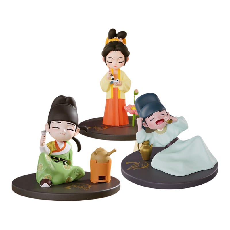 中国诗词大会｜王维李白数字手办桌面摆件国风开学季礼物原创文创