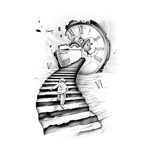 新款潮流草本纹身贴男防水持久仿真不反光高级感手臂胸口写实风格