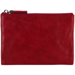 欧美头层牛皮青年女钱包拉链零钱袋真皮短款卡包迷你潮流收纳包男