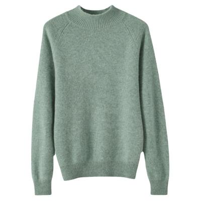 断码清仓58元半高领女短款羊绒衫