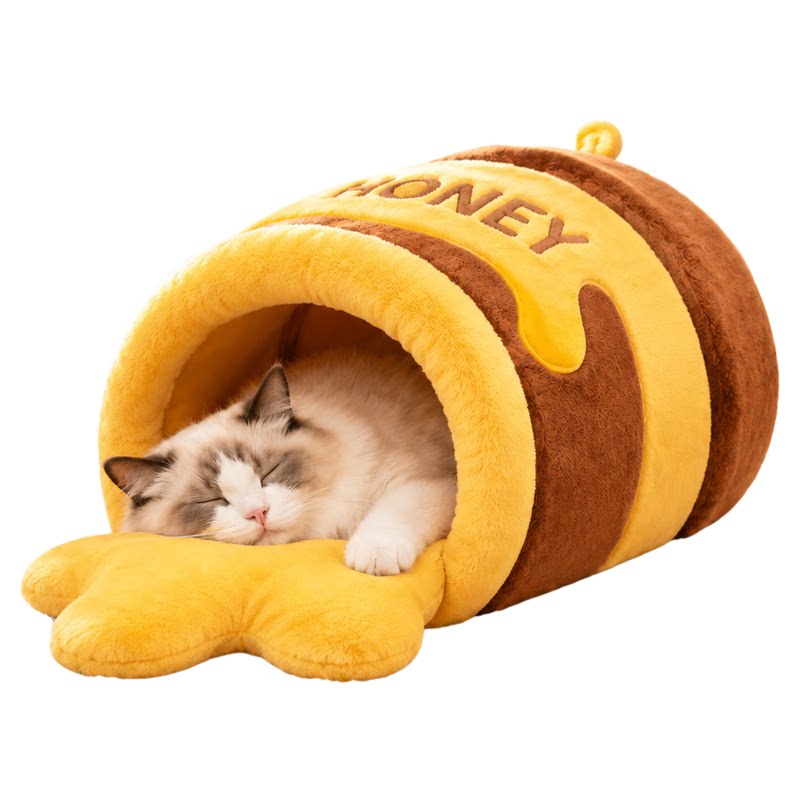 蜂蜜罐猫窝加厚防寒猫狗通用
