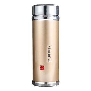 银杯子999纯银内胆水杯食用银保温杯高档男女正品泡茶定制礼品