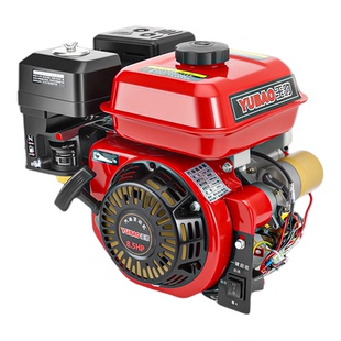 玉豹汽油机小型内燃机170/190四冲程发动机电启船机打药机卡丁车
