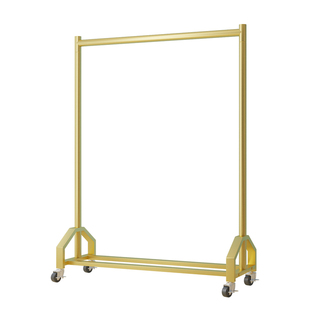 服装店直播间展示架试衣间上墙落地挂衣架女童装专用货架单杆晾架