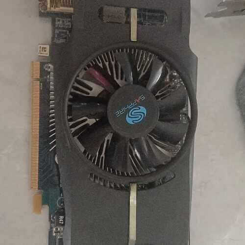 议价蓝宝石SAPPHIRE HD6770 1G显卡，拆机下来的，