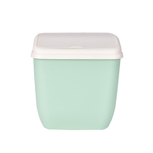 办公室卫生间桌面带盖迷你厨房卧室无痕贴分类纸篓挂壁式小垃圾桶