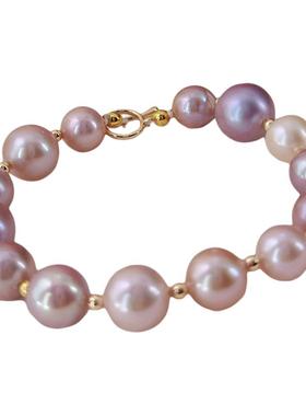 原创天然巴洛克珍珠异型手链项链