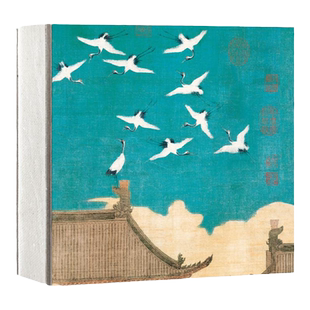 最美中国画 精装笔记本 高清印刷 41张精美插图 小巧精致便携笔记本 手账本子记事本文具礼品中国风文创本