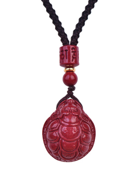 朱砂龙龟吊坠男女本命年汽车钥匙扣挂件项链高含量紫金砂饰品礼物