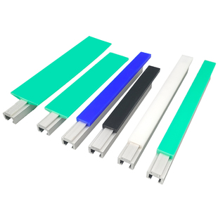 输送线小C护栏铝轨挡板20/25/30/38/50宽新型耐磨圆帽小C导向板