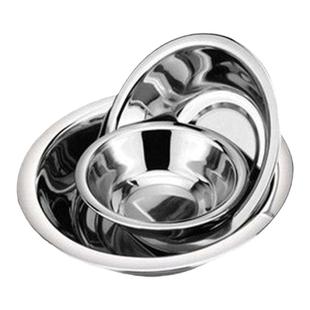 5个包邮加厚不锈钢马斗码斗厨房酒店用品配菜盆拌料盆调料盆平底