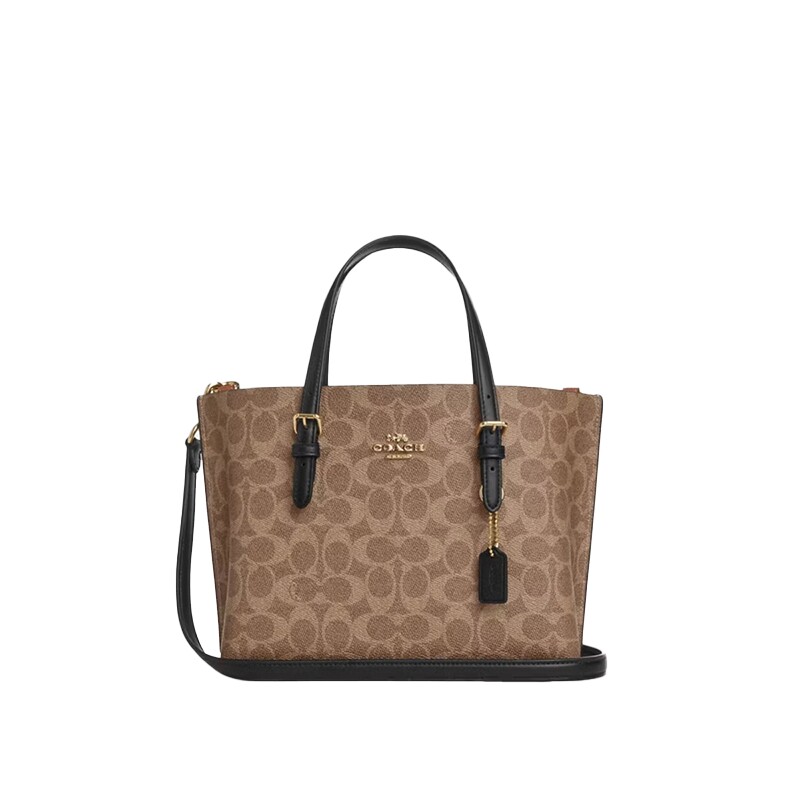 COACH/蔻驰官方 奥莱款女士MOLLIE 25单肩斜挎手提包托特包CV965