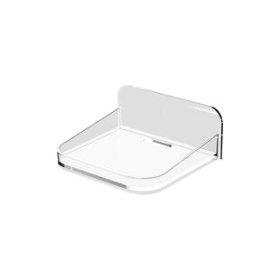 监控支架免钉墙上置物架室外免打孔摄像头室内壁挂路由器放置架子