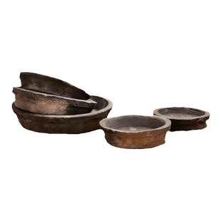 托盘粗陶红陶花盘黑陶瓦盆底盘泥瓦盆花盆底座底盘花盘陶土底托