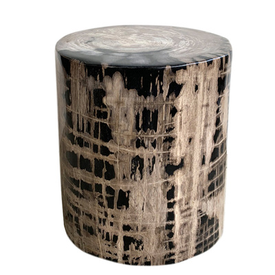 天然木化石摆件石桌石凳摆台底座