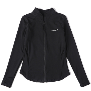 萌格格女童溜冰服瑜伽服花样滑冰服外套高弹运动健身上衣新款A类