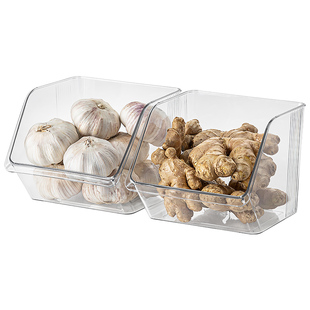 葱姜蒜收纳盒厨房置物架壁挂式挂篮免打孔收纳筐生姜大蒜收纳神器