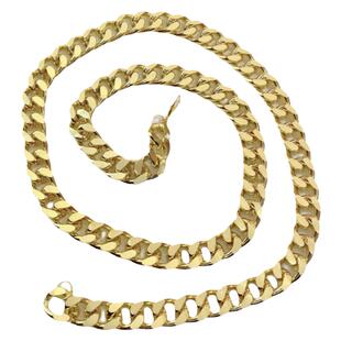 爆款夸张嘻哈铝合金属大金项链表演年会聚会节日装扮直播道具链子