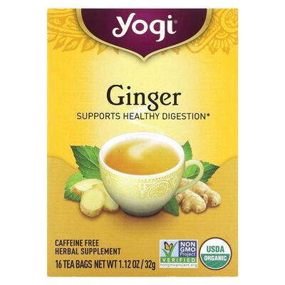 YogiTea有机草本茶包多口味下午茶无咖啡因工作早餐茶肠胃健康帮
