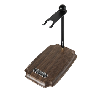 什良商店钓鱼部渔轮展示架收纳架纺车轮支架黑胡桃桦木板加高多用