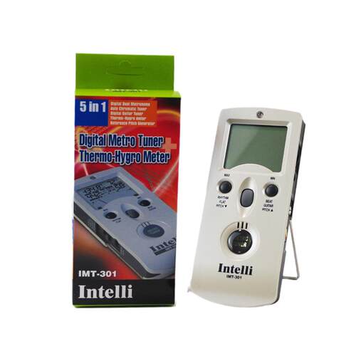 韩国Intelli IMT-301电子节拍器校音器五合一 钢琴吉他管乐通用