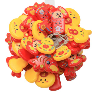 新年装饰2026春节过年气氛灯福字灯笼小彩灯闪灯串灯饰马年氛围灯