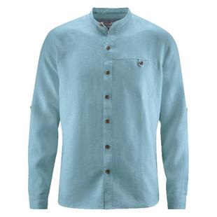 度物思仁春秋款男士梭织汉麻衬衫长袖可调短袖天然抑菌挡紫外线