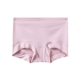 美标平角内裤女舒适中腰纯色简约性感裆部真丝100%桑蚕丝里料内裤