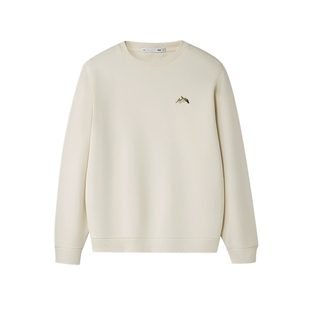 HLA/海澜之家山不在高系列卫衣2026春夏新款柔软圆领套头上衣男