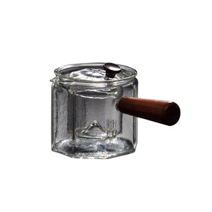 玻璃蒸茶壶煮茶壶加厚耐热侧把壶煮茶器泡茶壶耐高温功夫茶道茶具