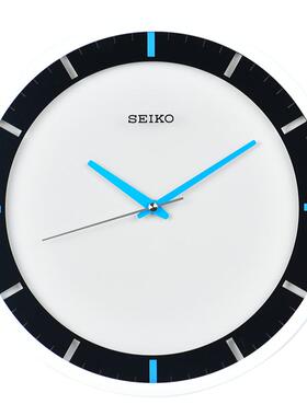SEIKO日本精工12英寸时钟简约钟表客厅时尚大气静音卧室石英挂钟