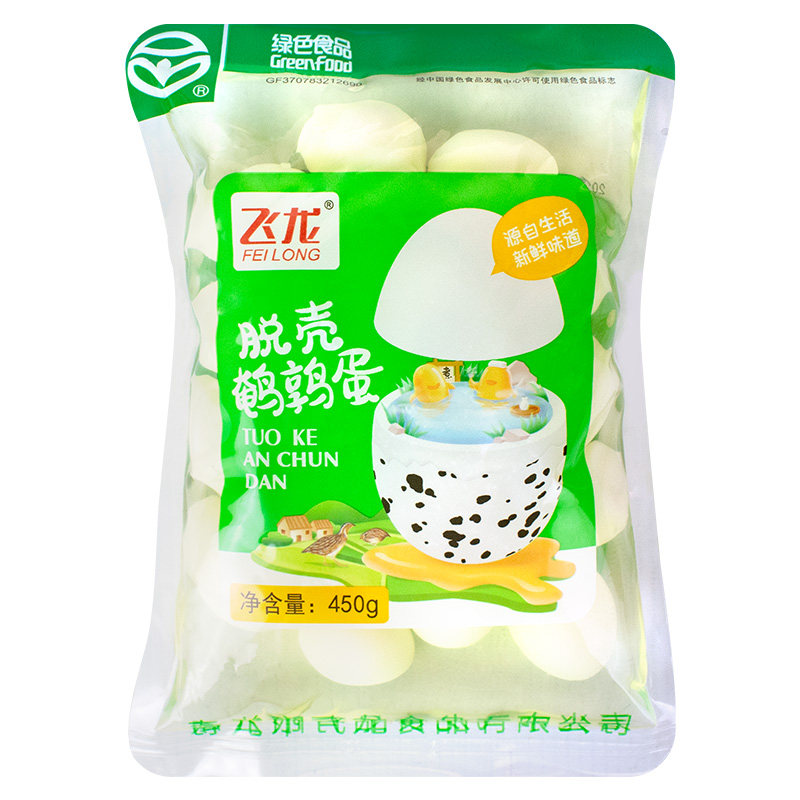 飞龙脱壳鹌鹑蛋450g*30袋