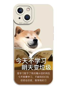 今天不学习明天变垃圾手机壳搞怪