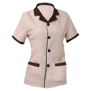 酒店客房清洁阿姨保洁工作服女夏季大码保洁员清洁工工衣夏装短袖