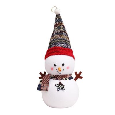 圣诞节装饰品雪人娃娃下摆件公仔