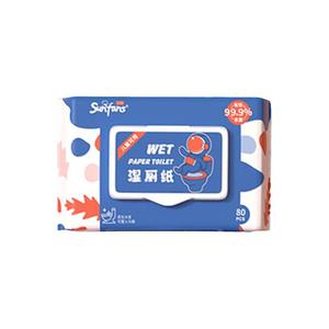 方尚湿厕纸80抽加厚家用实惠装厕所湿巾擦屁股男女专用湿纸巾手纸