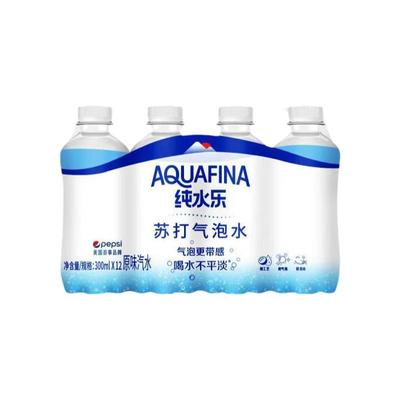 百事苏打气泡水纯水乐整箱批发夏季新品汽水饮料饮品瓶300ML*12瓶