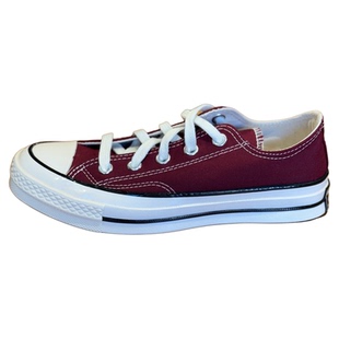 匡威1970s经典款复古低帮酒红色男女轻便百搭休闲帆布鞋A01450C