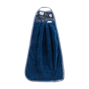 擦手巾加厚悬挂式厨房浴室擦手毛巾不发臭速干不易掉毛吸水干手布