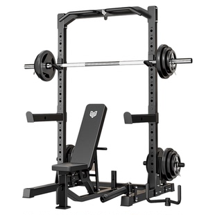 深蹲卧推架家用多功能一体健身器材引体向上专业杠铃架综合训练器