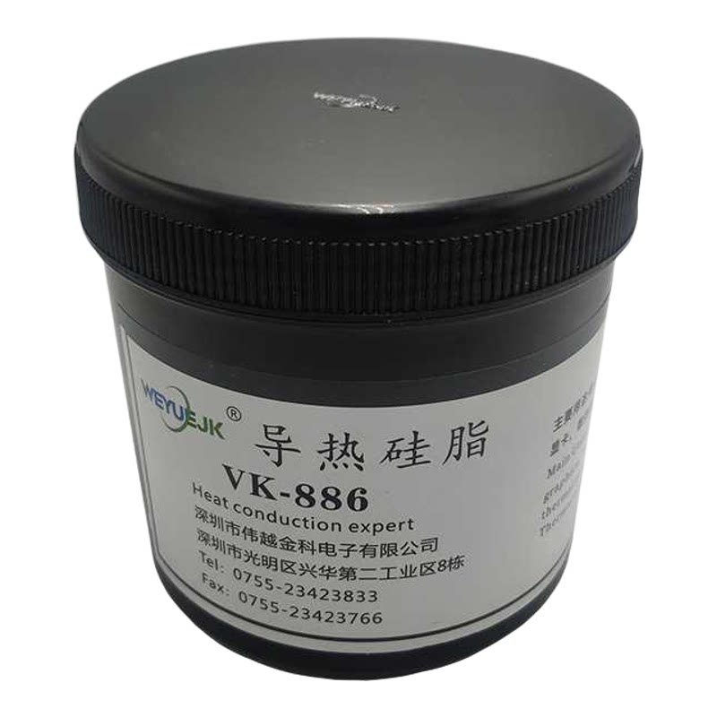 导热硅脂VK886伟越金科高导热系数5.15w灰色一公斤桶装正品散热膏