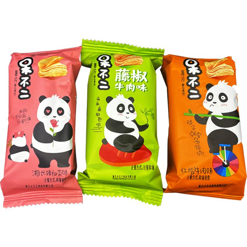 小王子呆不二黄瓜味薯片零食小吃包装儿童礼包夜宵充饥晚上解饿馋