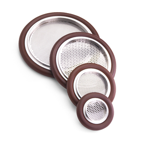 不锈钢304真空过滤网密封圈KF16 25去油雾粗细中粗网微米多层