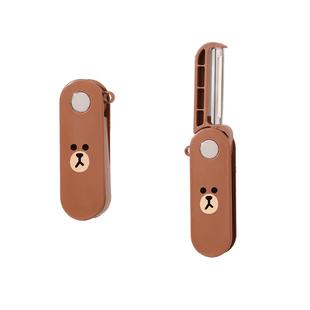 LINE FRIENDS水果削皮刀厨房苹果去皮刮皮户外可折叠便携办公室用