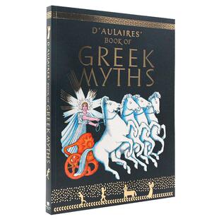 多莱尔的希腊神话书 英文原版绘本 D'Aulaires Book of Greek Myths 外国儿童文学读物 英文版进口英语童话故事书 平装彩绘