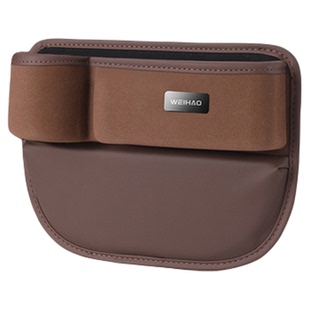 汽车夹缝隙收纳盒车座椅缝隙塞车内水杯架饮料袋手机钥匙储物盒袋