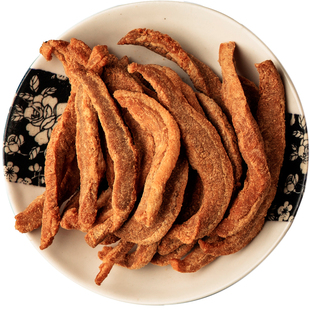 李记青岛脂渣特产五花肉脂渣精肉渣酥脆鲜猪肉小吃猪油渣梭子零食